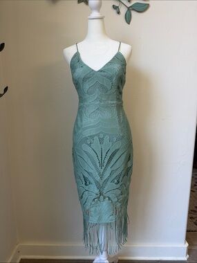 Two Sisters The Label Khaleesi Dress in Sage Green